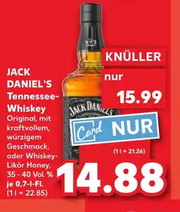 Kaufland DE JACK DANIEL'S Tennessee- Whiskey tilbud