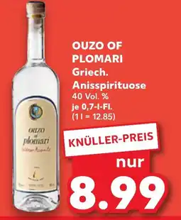Kaufland DE OUZO OF PLOMARI Griech. Anisspirituose tilbud