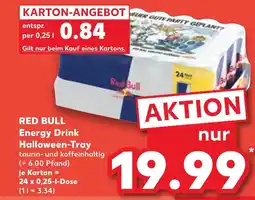 Kaufland DE RED BULL Energy Drink Halloween-Tray tilbud