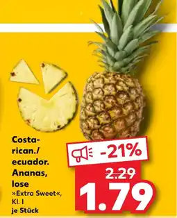 Kaufland DE Costa- rican./ ecuador. Ananas, lose tilbud