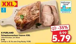 Kaufland DE K-PURLAND Schweinenacken/-kamm XXL tilbud