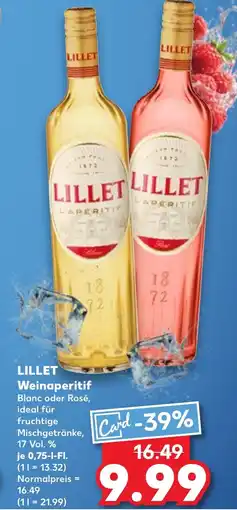 Kaufland DE LILLET Weinaperitif tilbud
