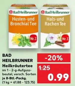 Kaufland DE Bad Heilbrunner Heilkräutertee tilbud