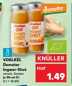 Kaufland DE VOELKEL Demeter Ingwer-Shot tilbud