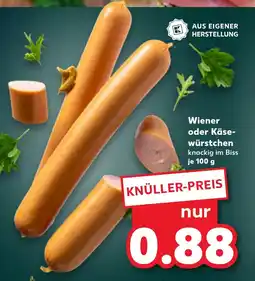 Kaufland DE Wiener oder Käse- würstchen tilbud