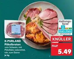 Kaufland DE K-PURLAND Pökelbraten tilbud