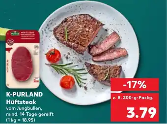 Kaufland DE K-PURLAND Hüftsteak tilbud