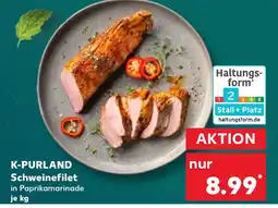 Kaufland DE K-PURLAND Schweinefilet tilbud