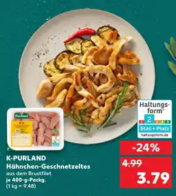 Kaufland DE K-PURLAND Hähnchen-Geschnetzeltes tilbud