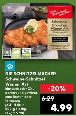 Kaufland DE Die Schnitzelmacher Schweine-Schnitzel Wiener Art tilbud