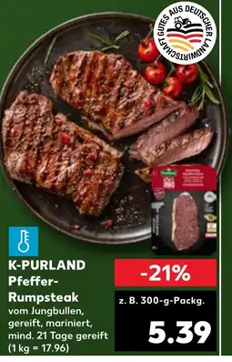 Kaufland DE K-PURLAND Pfeffer- Rumpsteak tilbud