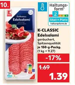 Kaufland DE K-CLASSIC Edelsalami tilbud