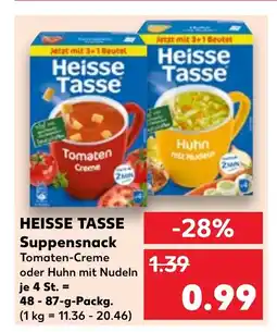 Kaufland DE HEISSE TASSE Suppensnack tilbud