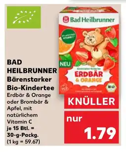 Kaufland DE Bad Heilbrunner Bärenstarker Bio-Kindertee tilbud