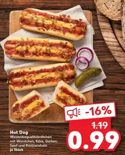 Kaufland DE Hot Dog tilbud