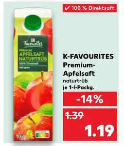 Kaufland DE K-FAVOURITES Premium- Apfelsaft tilbud
