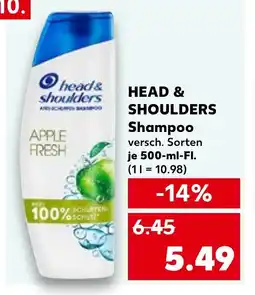 Kaufland DE HEAD & SHOULDERS Shampoo tilbud