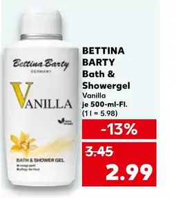 Kaufland DE BETTINA BARTY Bath & Showergel tilbud