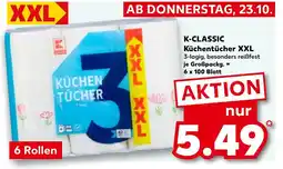 Kaufland DE K-CLASSIC Küchentücher XXL tilbud