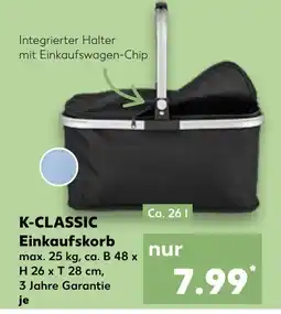 Kaufland DE K-CLASSIC Einkaufskorb tilbud