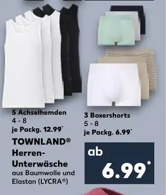 Kaufland DE TOWNLAND® Herren- Unterwäsche tilbud