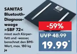 Kaufland DE SANITAS Bluetooth- Diagnose- waage SBF 72 tilbud