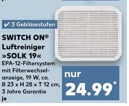 Kaufland DE SWITCH ON® Luftreiniger SOLK 19 tilbud