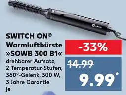 Kaufland DE SWITCH ON® Warmluftbürste SOWB 300 B1 tilbud