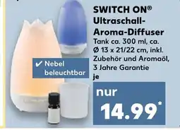 Kaufland DE SWITCH ONⓇ Ultraschall- Aroma-Diffuser T tilbud