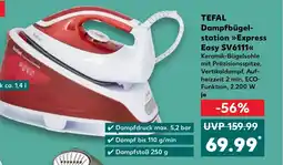 Kaufland DE TEFAL Dampfbügel- station Express Easy SV6111 tilbud