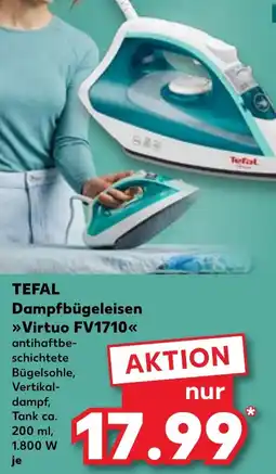 Kaufland DE TEFAL Dampfbügeleisen Virtuo FV1710 tilbud