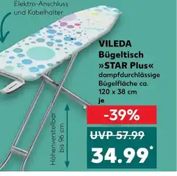Kaufland DE VILEDA Bügeltisch STAR Plus tilbud