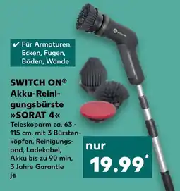 Kaufland DE SWITCH ONⓇ Akku-Reini- gungsbürste SORAT 4 tilbud