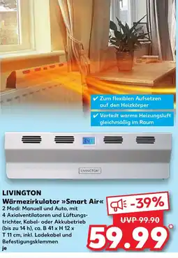 Kaufland DE LIVINGTON Wärmezirkulator Smart Air tilbud