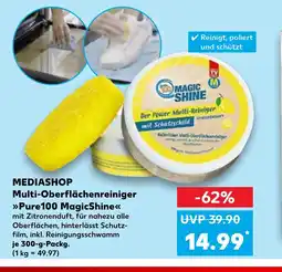 Kaufland DE MEDIASHOP Multi-Oberflächenreiniger Pure100 MagicShine tilbud