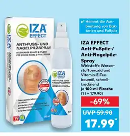 Kaufland DE IZA EFFECT Anti-Fußpilz-/ Anti-Nagelpilz- Spray tilbud