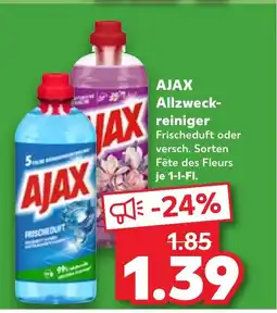 Kaufland DE AJAX Allzweck- reiniger tilbud