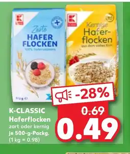 Kaufland DE K-CLASSIC Haferflocken tilbud