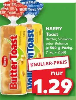 Kaufland DE HARRY Toast tilbud