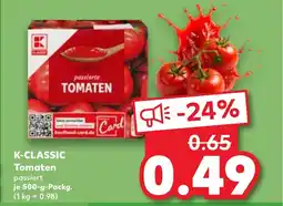 Kaufland DE K-CLASSIC Tomaten tilbud