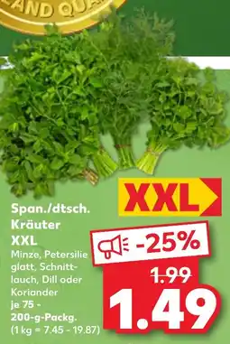 Kaufland DE Span./dtsch. Kräuter XXL tilbud