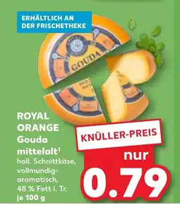 Kaufland DE ROYAL ORANGE Gouda mittelalt tilbud