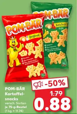 Kaufland DE POM-BÄR Kartoffel- snacks tilbud