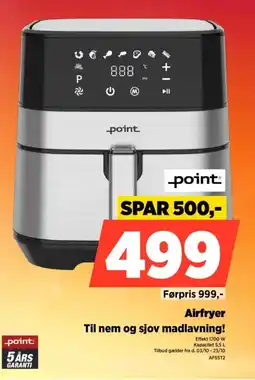 Power Point Airfryer AFS5T2 tilbud