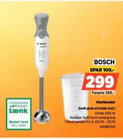 Power BOSCH Stavblender MSM66110 tilbud