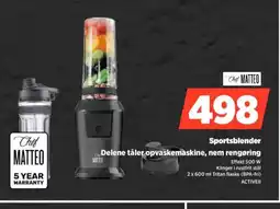 Power Chef Matteo Sportsblender ACTIVEII tilbud