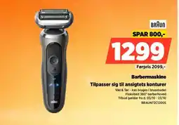 Power BRAUN Barbermaskine BRAUN72C1200S tilbud