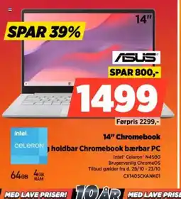 Power ASUS 14" Chromebook CX1405CKANK01 tilbud