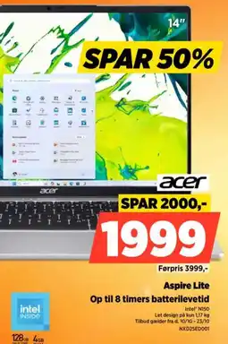 Power ACER Aspire Lite NXD2SED001 tilbud