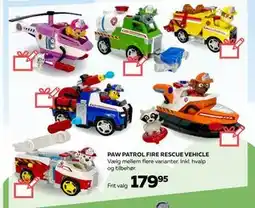 Legekæden PAW PATROL FIRE RESCUE VEHICLE, DKK 179.95 tilbud